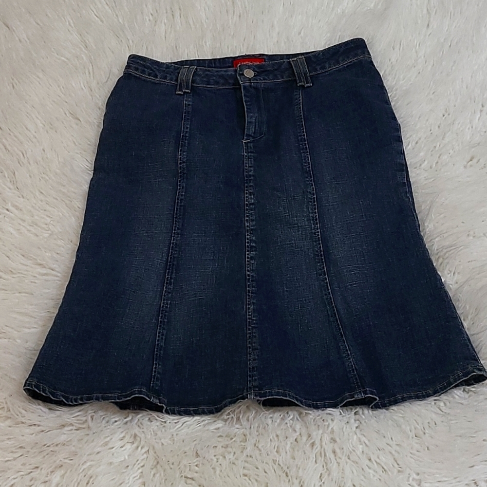 Mid length Jean skirt